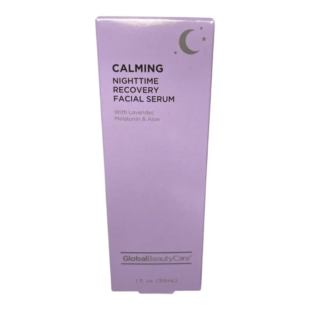 Global Beauty Care Calming Nighttime Recovery Facial Serum~ 1 fl oz NEW Face